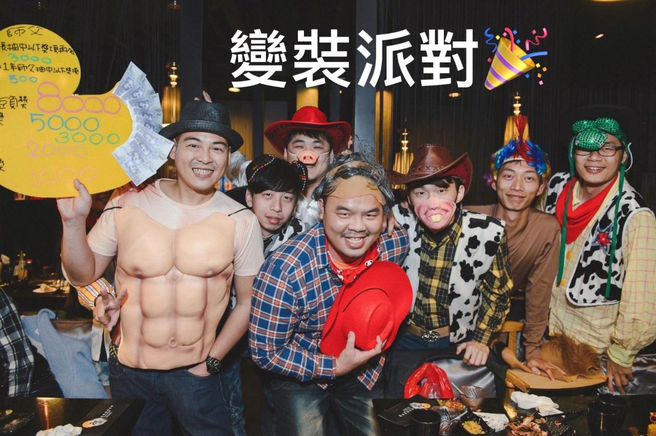 巴黎villa 主題派對k歌 Bbq 麻將包棟 Luodong Exteriör bild