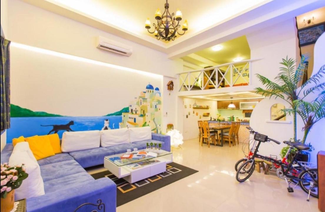 巴黎villa 主題派對k歌 Bbq 麻將包棟 Luodong Exteriör bild