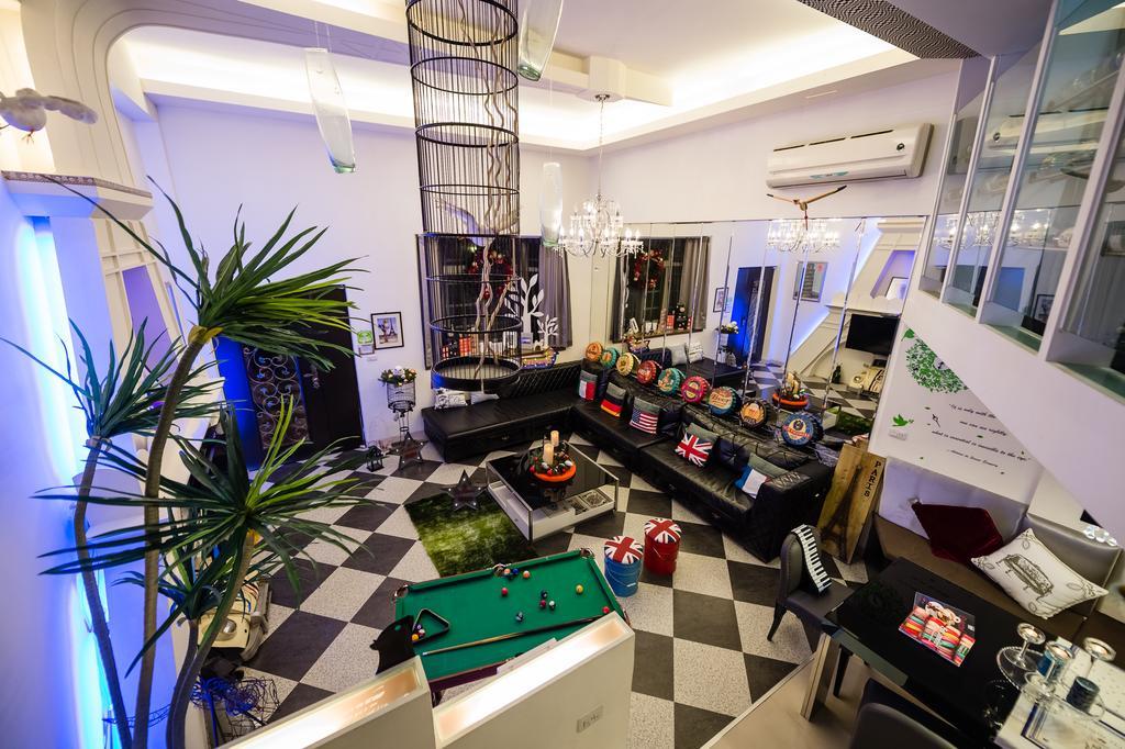 巴黎villa 主題派對k歌 Bbq 麻將包棟 Luodong Exteriör bild